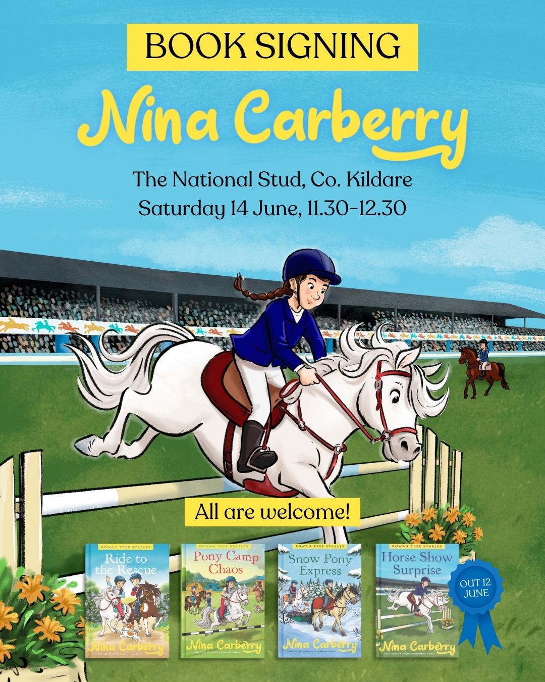 Book Signing & Launch with Nina Carberry at the Irish National Stud & Gardens